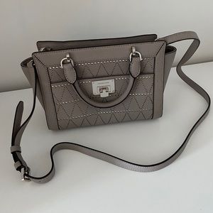SOLD! Grey leather Michael Kors bag